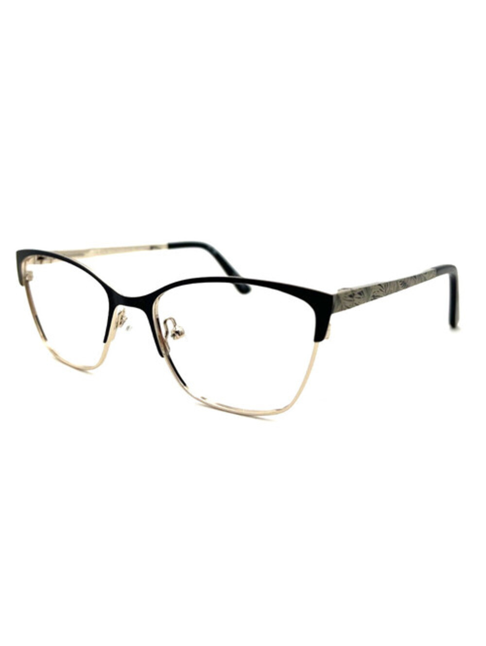 Ann Taylor ATP713 C01 Black Gold Cat Eye Authentic Eyeglass Frames 49-16-125